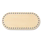 LindeHobby Base per Borsa, Ovale, Compensato 22x10 cm