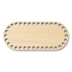 LindeHobby Base per Borsa, Ovale, Compensato 18x8 cm