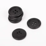 DROPS Matte Black, Bottone, 18 mm (n. 817)