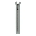 YKK Cerniera Fissa Ottone Antico 4 mm 14 cm 574 Grigio chiaro