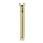 YKK Cerniera Fissa Ottone Anticato 4 mm 23 cm 345 Giallo spento