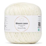 LindeHobby Bloom Lace Mercerized Cotton 30 Bianco naturale