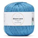 LindeHobby Bloom Lace Mercerized Cotton 16 Blu denim