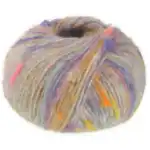 Lana Grossa Cassata 12 Grigio chiaro/viola/blu zaffiro/giallo chiaro/rosa-grigio/pesca