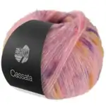 Lana Grossa Cassata 02 Rosa/rosso chiaro/giallo/lilla/mandarino