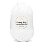 LindeHobby Fuzzy Chenille BIG 01 Bianco