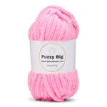 LindeHobby Fuzzy Chenille BIG 48 Neon rosa chiaro