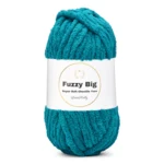 LindeHobby Fuzzy Chenille BIG 18 Verde petrolio / turchese scuro