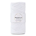 LindeHobby Macrame Lux, Corda per macramè, 1 mm 15 Bianco