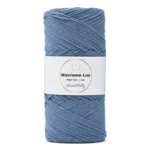 LindeHobby Macrame Lux, Corda per macramè, 1 mm 13 Blu