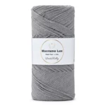 LindeHobby Macrame Lux, Corda per macramè, 1 mm 04 Fumè