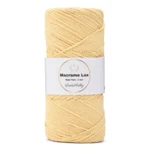 LindeHobby Macrame Lux, Corda per macramè, 1 mm 08 Giallo chiaro