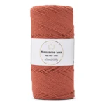 LindeHobby Macrame Lux, Corda per macramè, 1 mm 09 Arancione bruciato