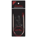 ChiaoGoo Ferri Circolari Knit Red Acciaio Inossidabile (23-100 cm) 40 cm