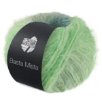 Lana Grossa Basta Mista 115 Grigio verde/Grigio blu/Petrolio chiaro/Grigio/Verde chiaro