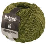 Lana Grossa Brigitte Silkdream 07 Verde oliva