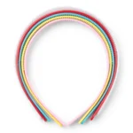 LindeHobby Fasce per capelli, Colori assortiti, 12 mm, 5 pz