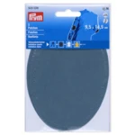 Prym Toppe per Gomiti in Similpelle Scamosciata, 9.5x14.5 cm Blu denim