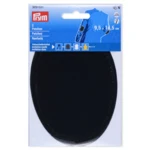 Prym Toppe per Gomiti in Similpelle Scamosciata, 9.5x14.5 cm Nero