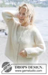 264-24 Frost Bloom Cardigan by DROPS Design