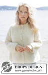264-24 Frost Bloom Cardigan by DROPS Design