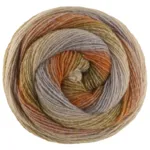 Lana Grossa Gomitolo Gala 4028 Sabbia/beige grigiastro/ruggine/arancione/arancio verde/kaki/verde canna/beige chiaro
